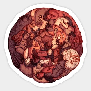 Selkie Circle Sticker